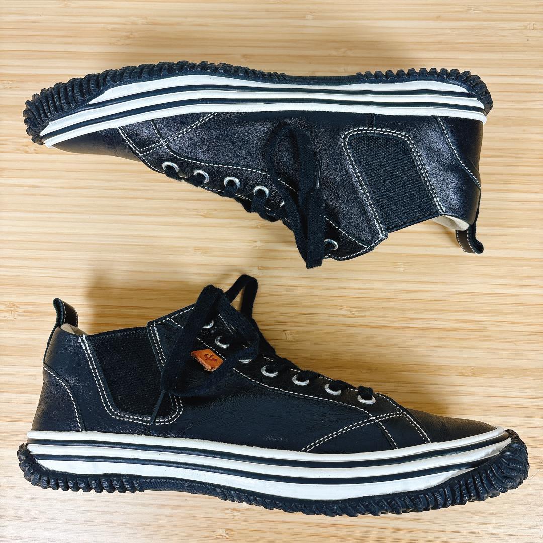 【極美品】SPINGLE MOVE SP-442 サイドゴア ブラック 黒