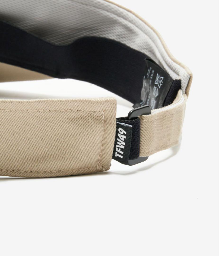 新品タグ付き⭐️2025 新作⭐️ TFW49サークルロゴ⭐️バイザーS ブラック