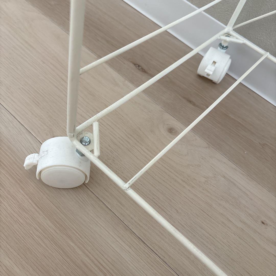 【コーヒー】ランドリーチェスト・ラック　ホワイト