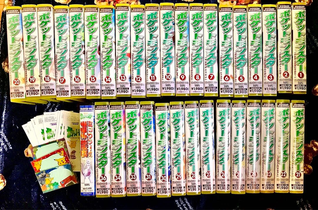 特典完備　ポケモン　アニメ　VHS 1巻〜36巻 ミュウツーの逆襲　まとめ売り