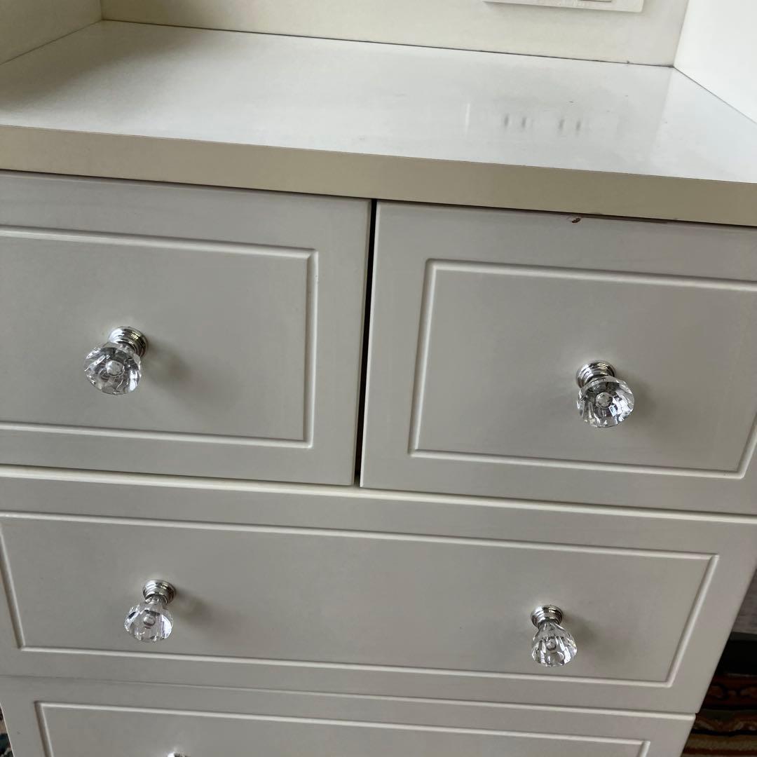 ロココレトロ 姫系 木製チェスト 6杯引き出し収納 タンス 古家具 クラシック