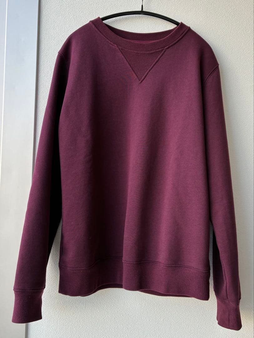 マルジェラ　バーガンディ スウェット　トレーナー
