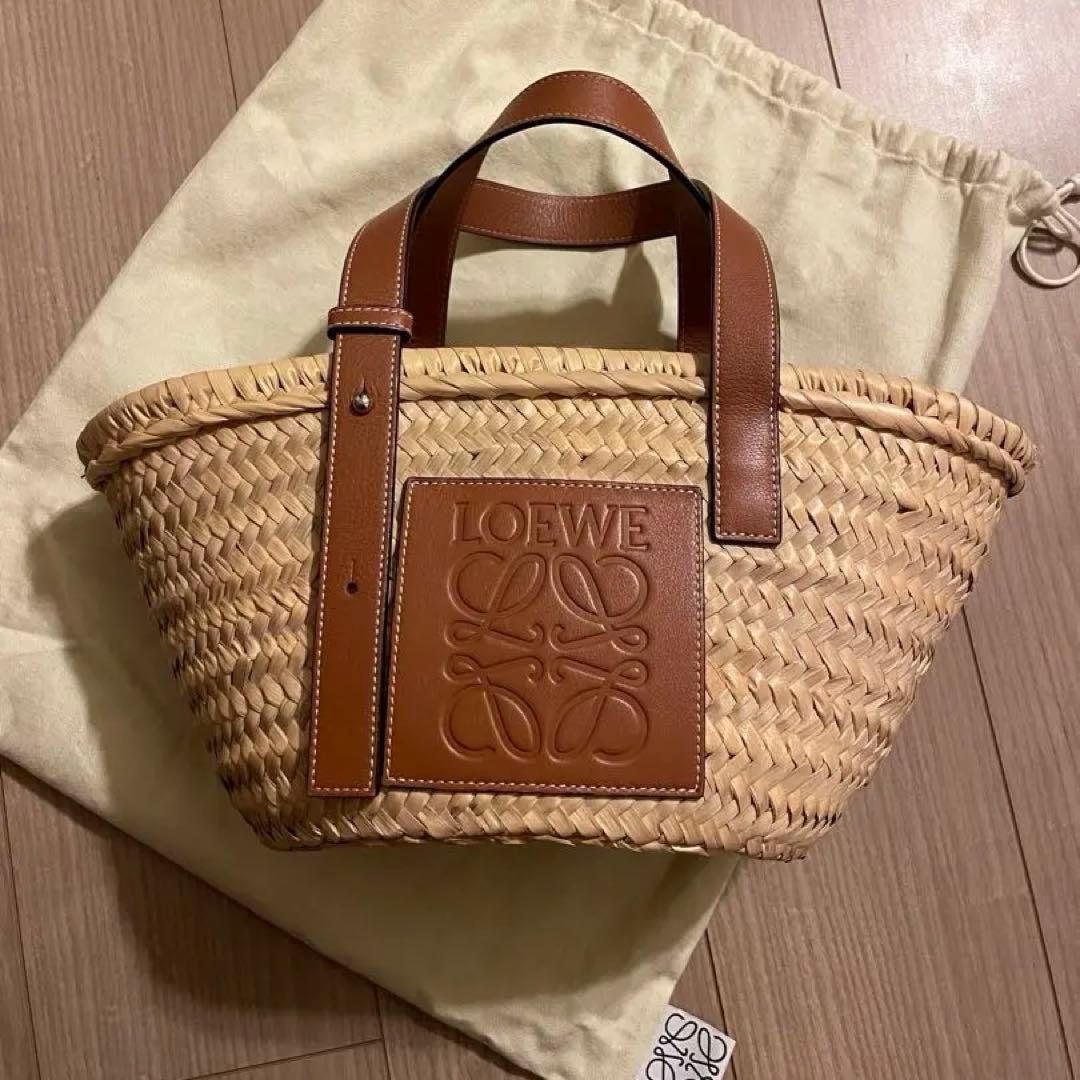 LOEWE カゴバッグ スモール ラフィア