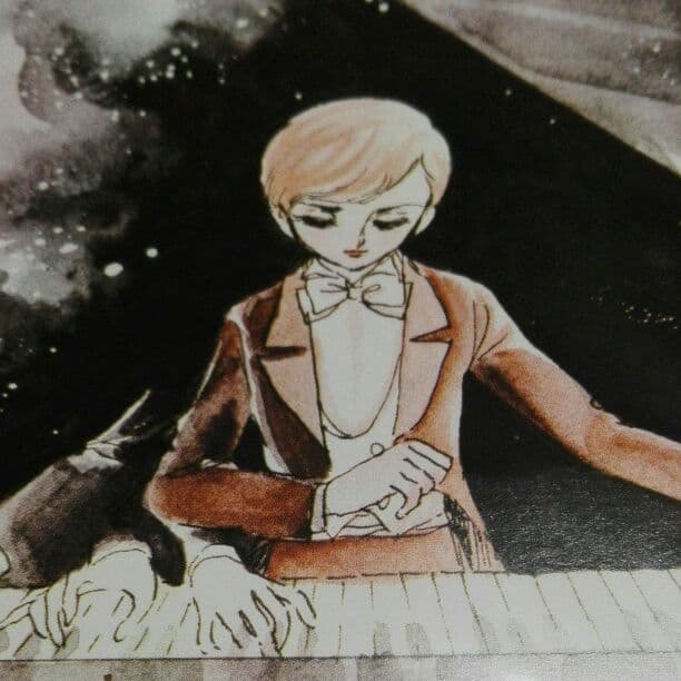 竹宮恵子　イラストポスター B4サイズ