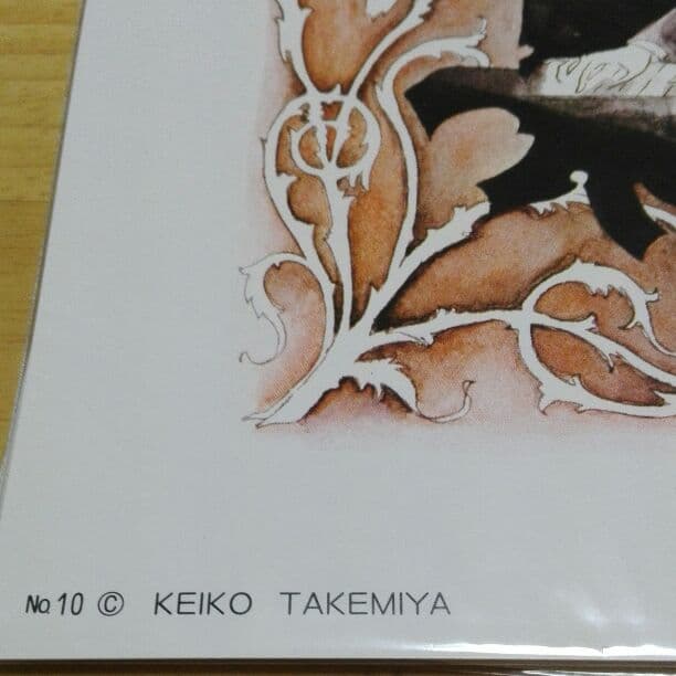 竹宮恵子　イラストポスター B4サイズ