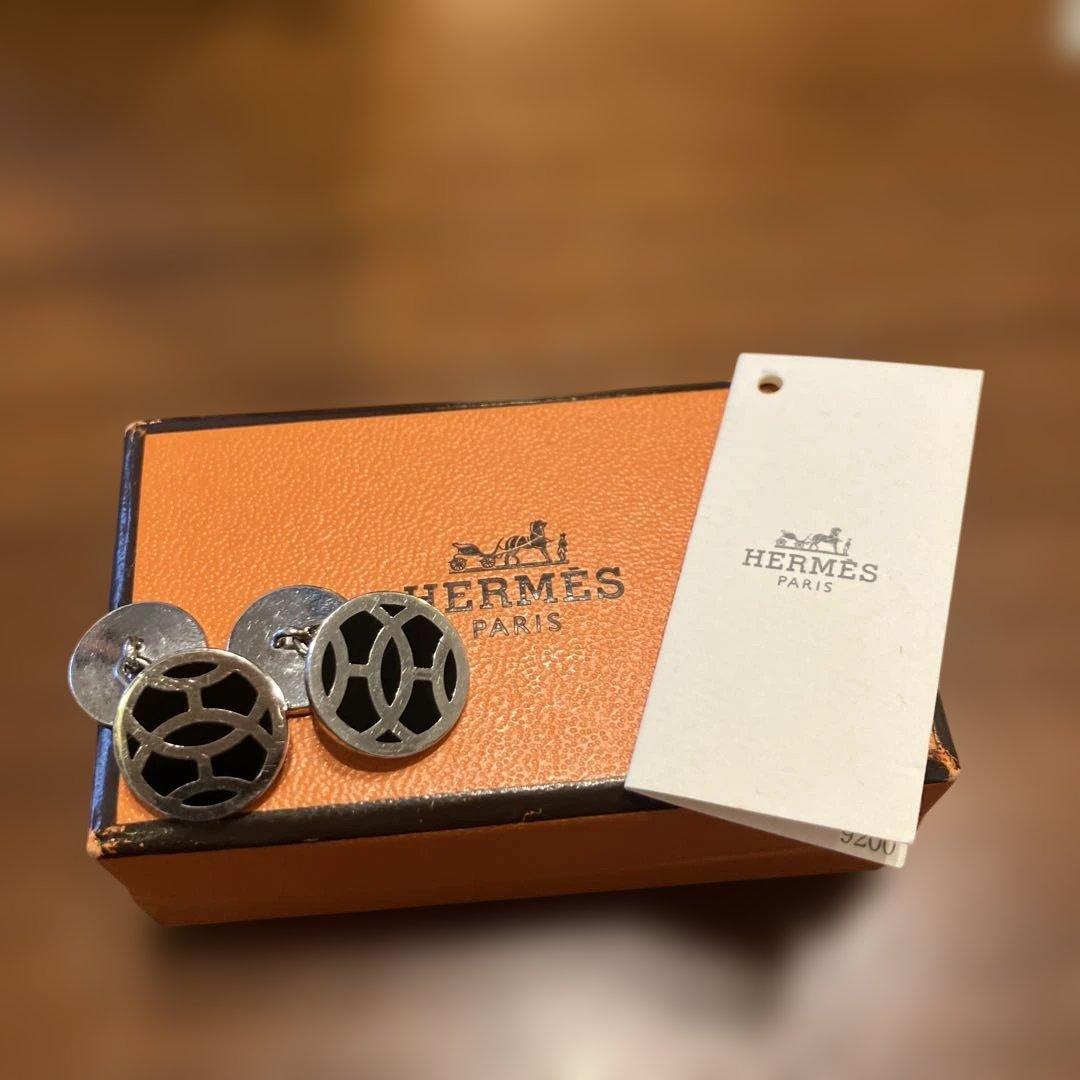 エルメス　HERMES アヴァカフス カフリンクス カフスボタン 箱付き