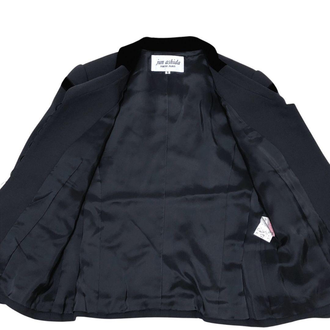 極美品★ジュンアシダ リボン セットアップ スーツ上下 ジャケット スカート 9