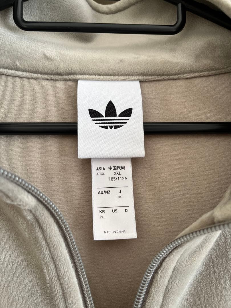 Y*u様 アディダス　ベロアトラックトップ ベージュ　ジャーナルスタンダード　3