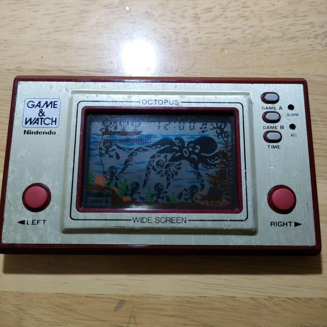 ゲームアンドウォッチオクトパス任天堂Nintendoニンテンドーメンテナンス済み