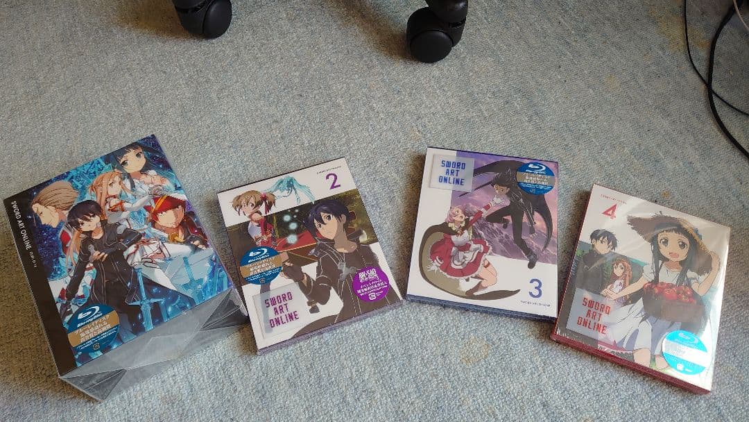 ※新品、未開封品。ソードアート・オンライン 1〜4〈完全生産限定版〉