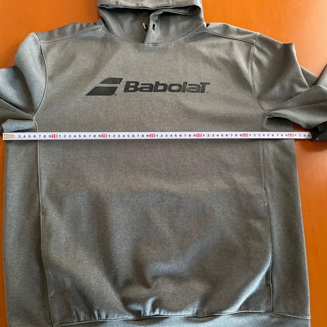 Babolat フード付きスウェットシャツ XL グレー