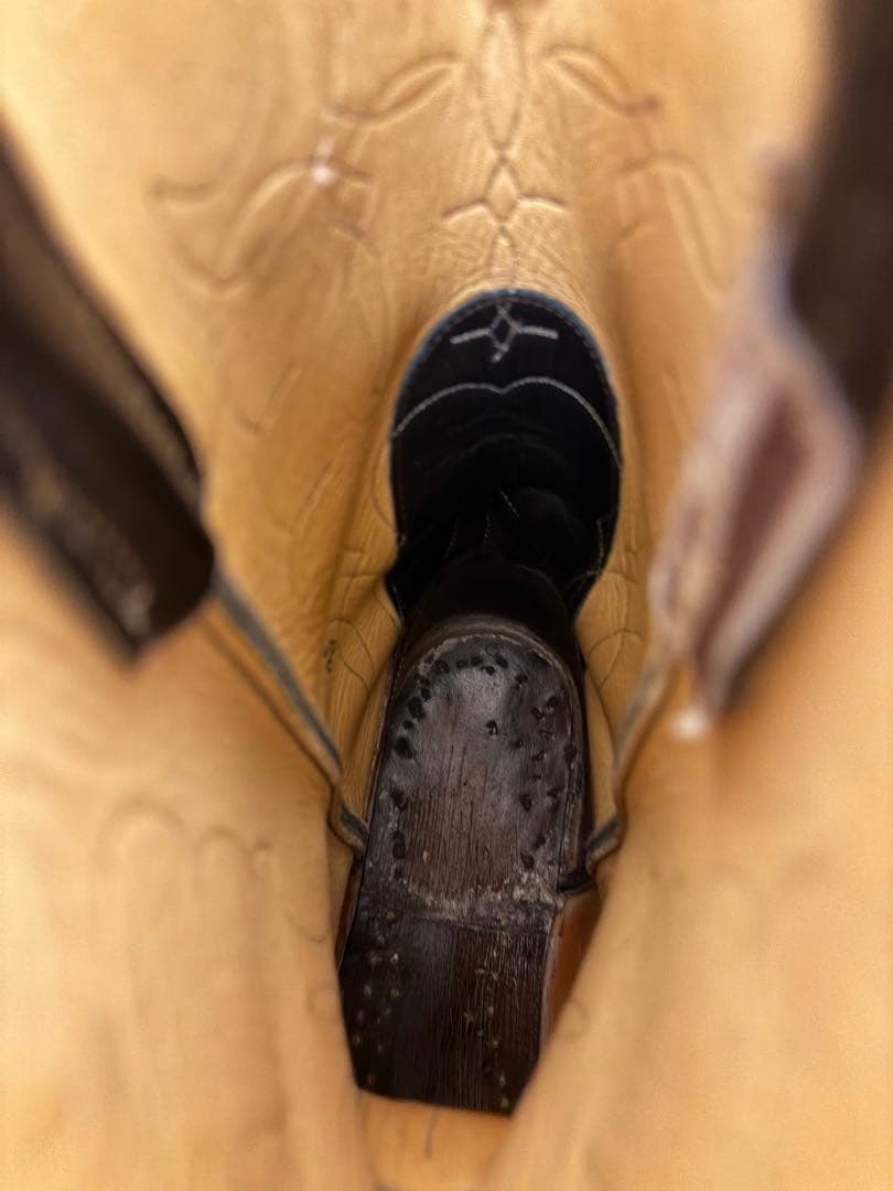 Rios of Mercedes オーストリッチ ウエスタンブーツ 9D