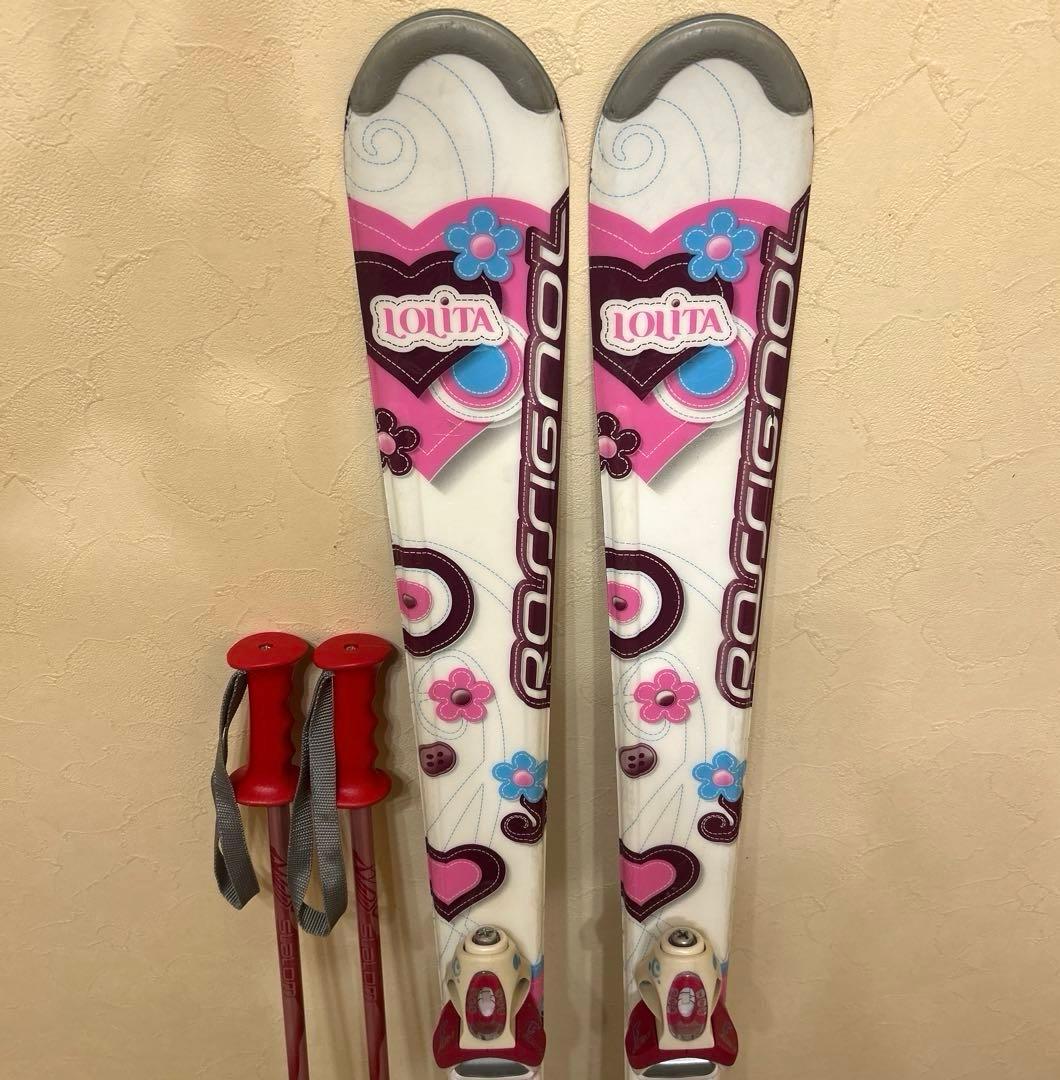 ◾️カービングスキーセット　スキー板130㎝　ブーツ22.5㎝　子供用　ジュニア用