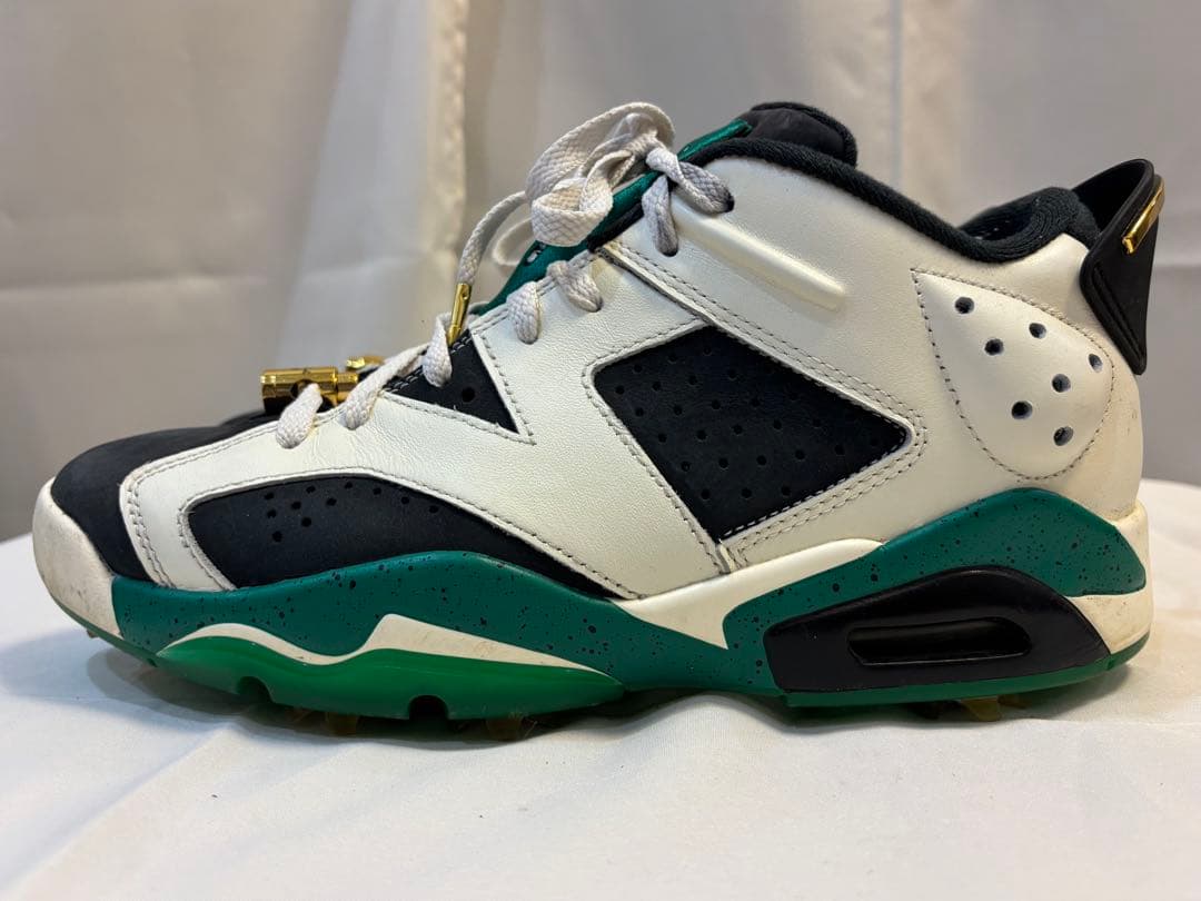 スポーツシューズ ブラック/ホワイト/グリーン