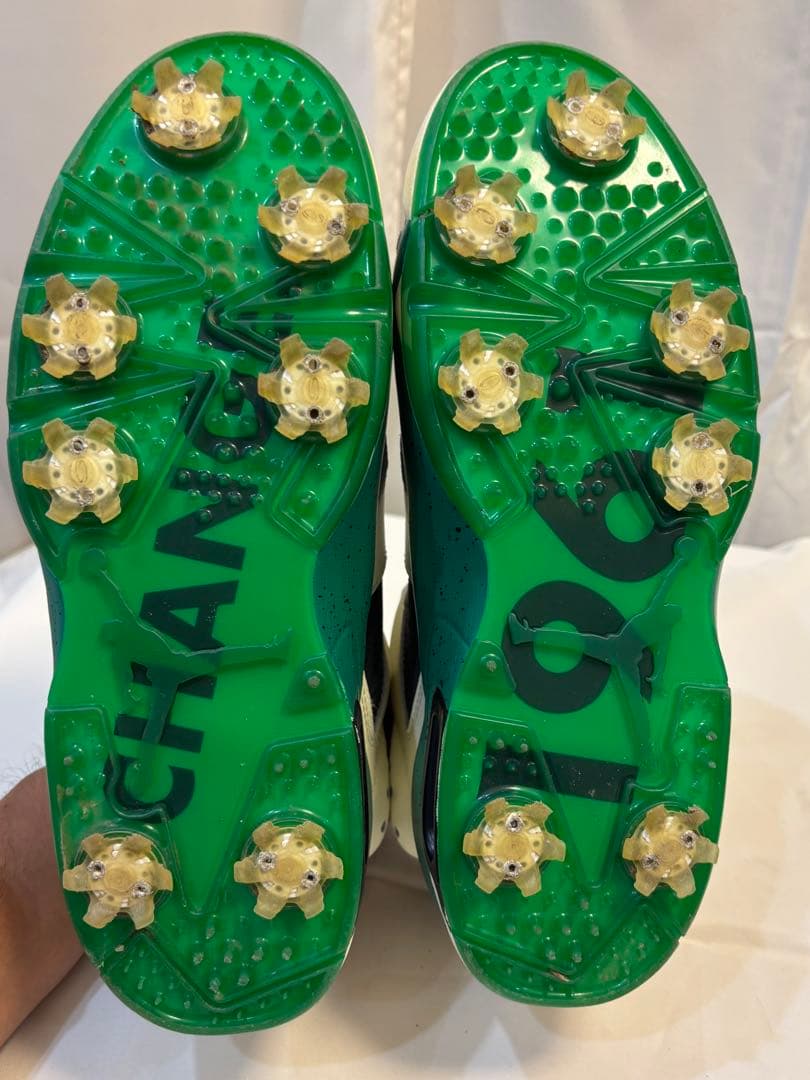 スポーツシューズ ブラック/ホワイト/グリーン