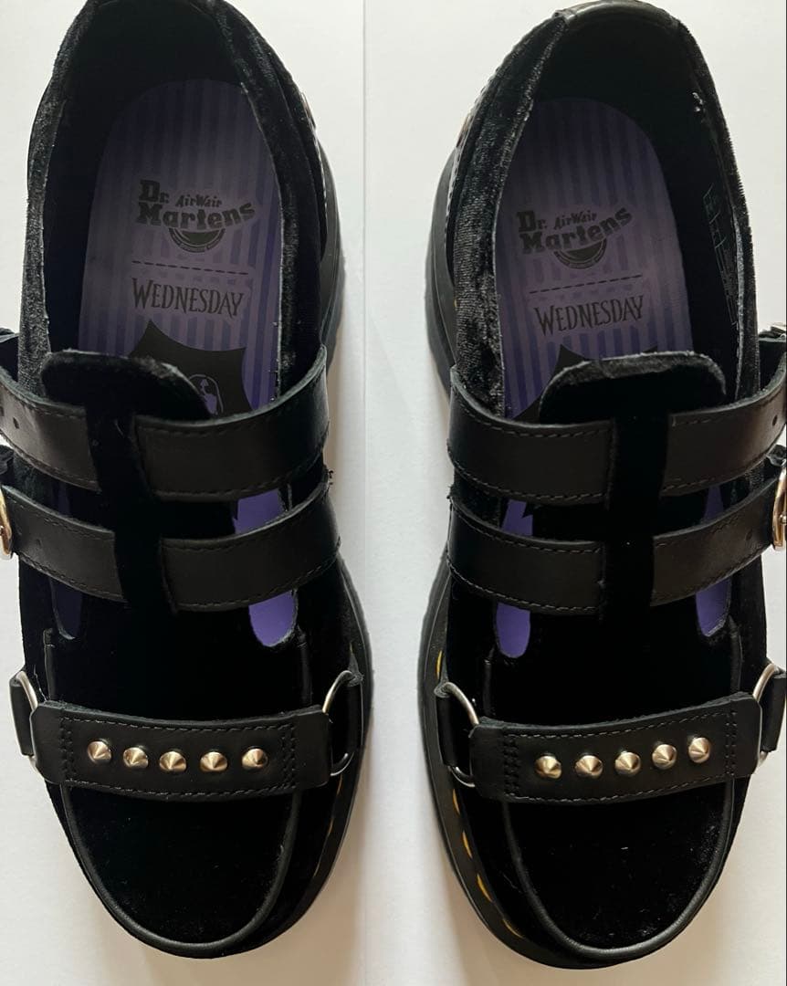 Dr. Martensドクターマーチン ウェンズデーコラボクリーパーシューズ