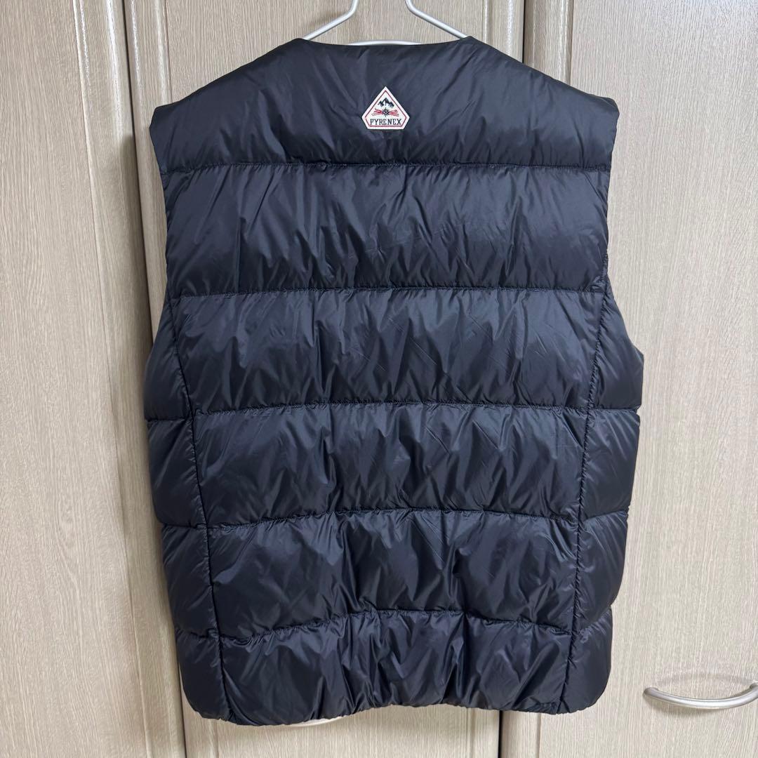 Pyrenex ダウンベスト BIRD Lサイズ/ブラック/HMN020