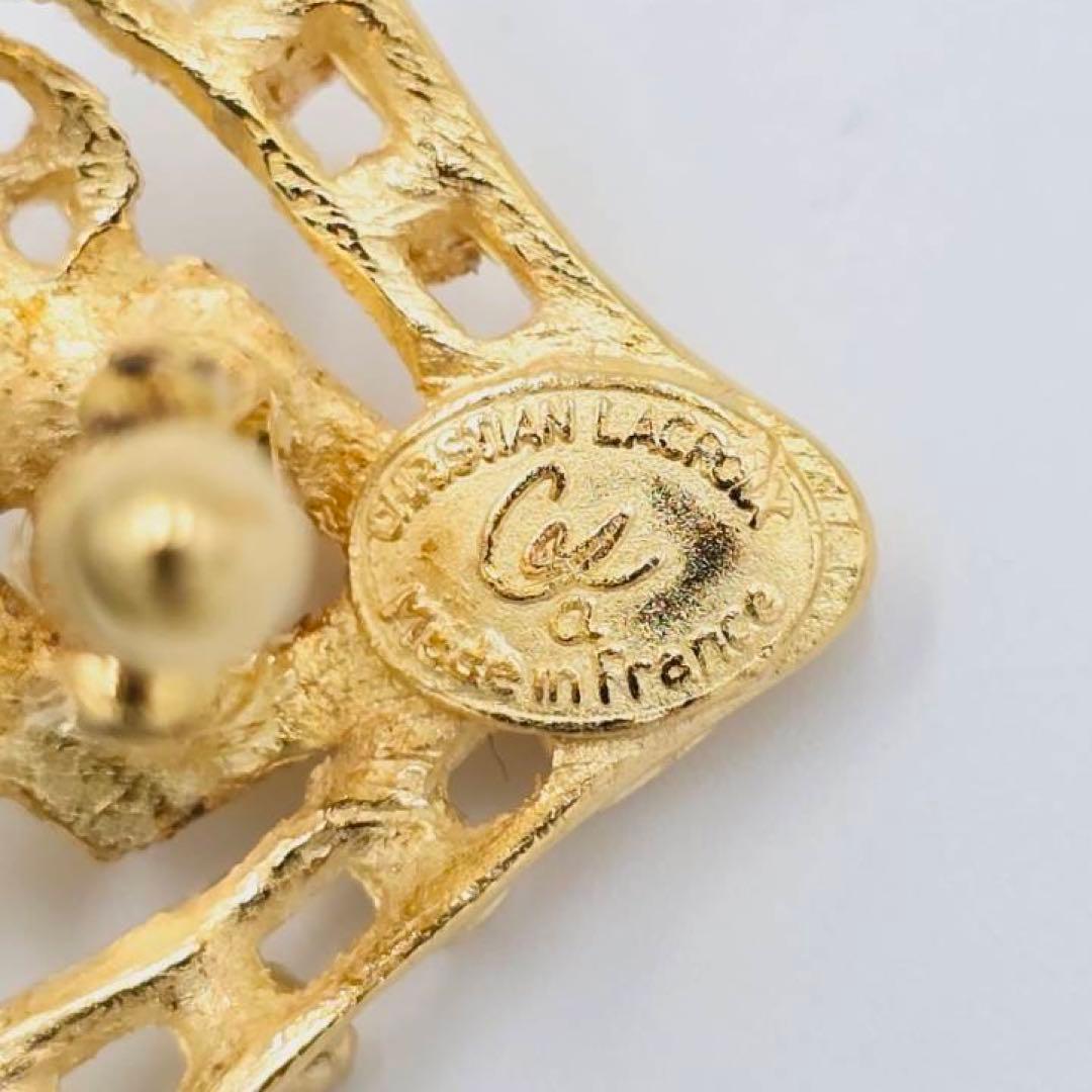 ★Christian Lacroix★ カフリンクス カフス ハート ゴールド