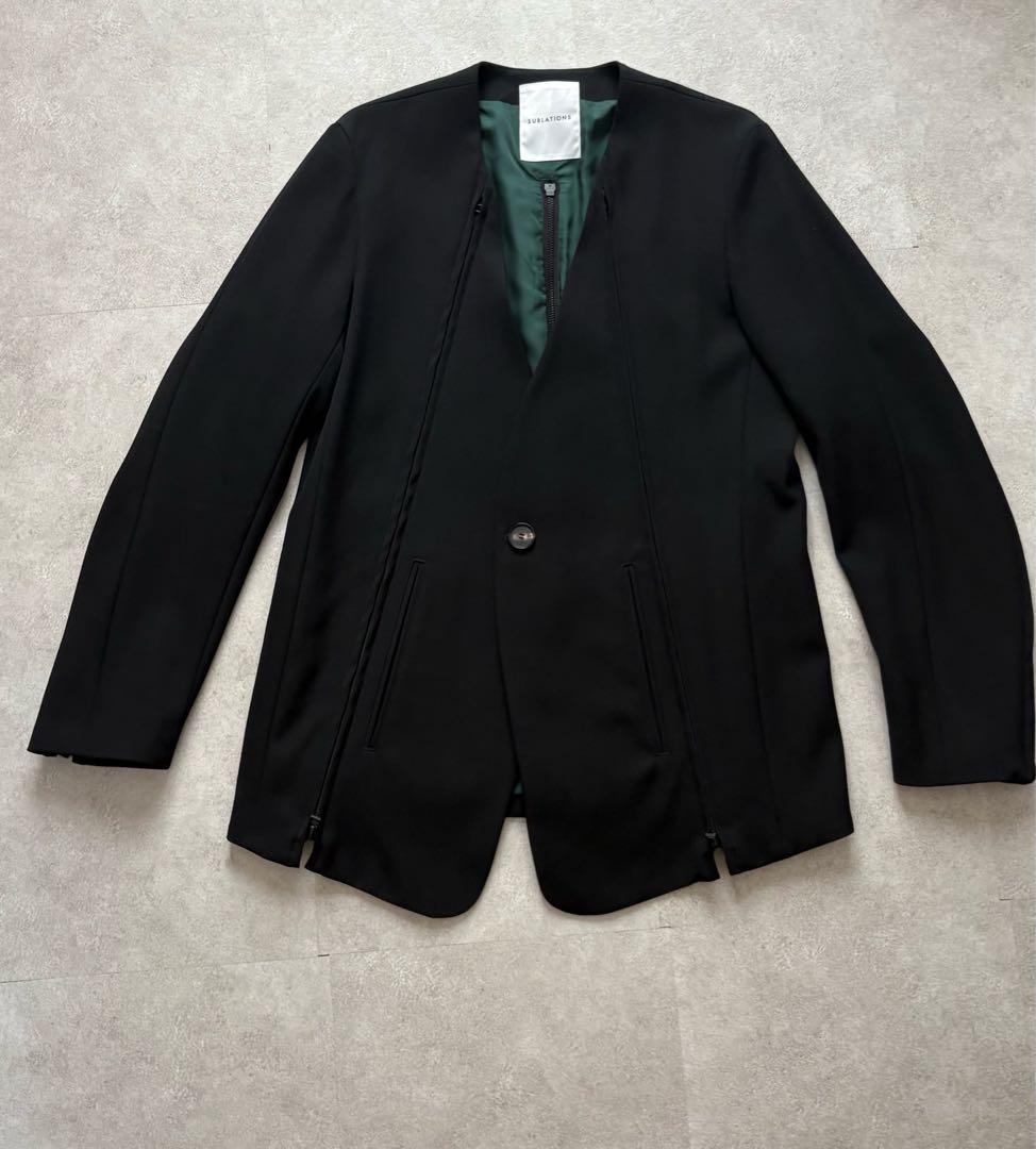 【匿名配送】SUBLATIONS NOCOLLAR PRISONERJACKET