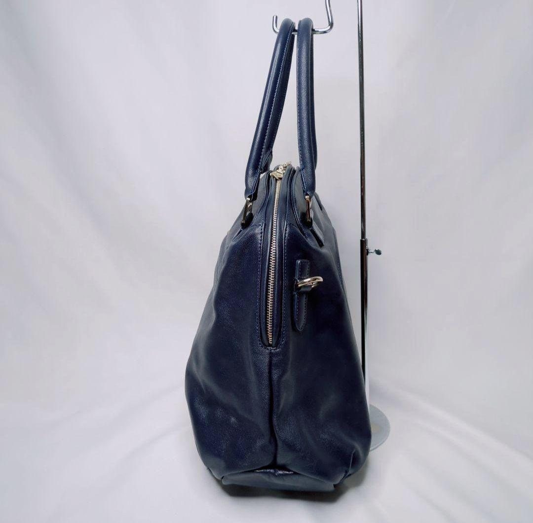 極美品✨muta ムータ 8 バッグ ゴート革 ショルダー2way ネイビー