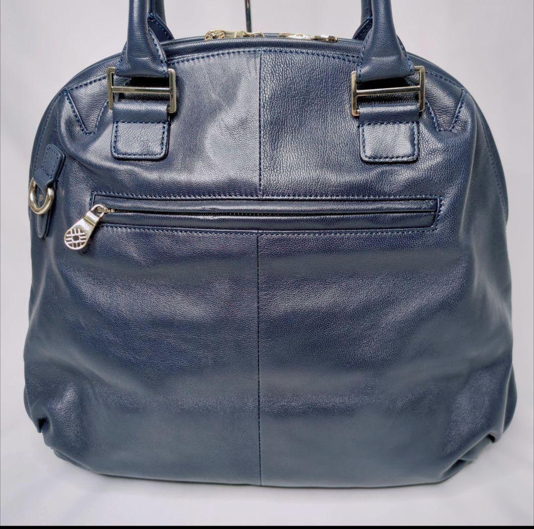 極美品✨muta ムータ 8 バッグ ゴート革 ショルダー2way ネイビー