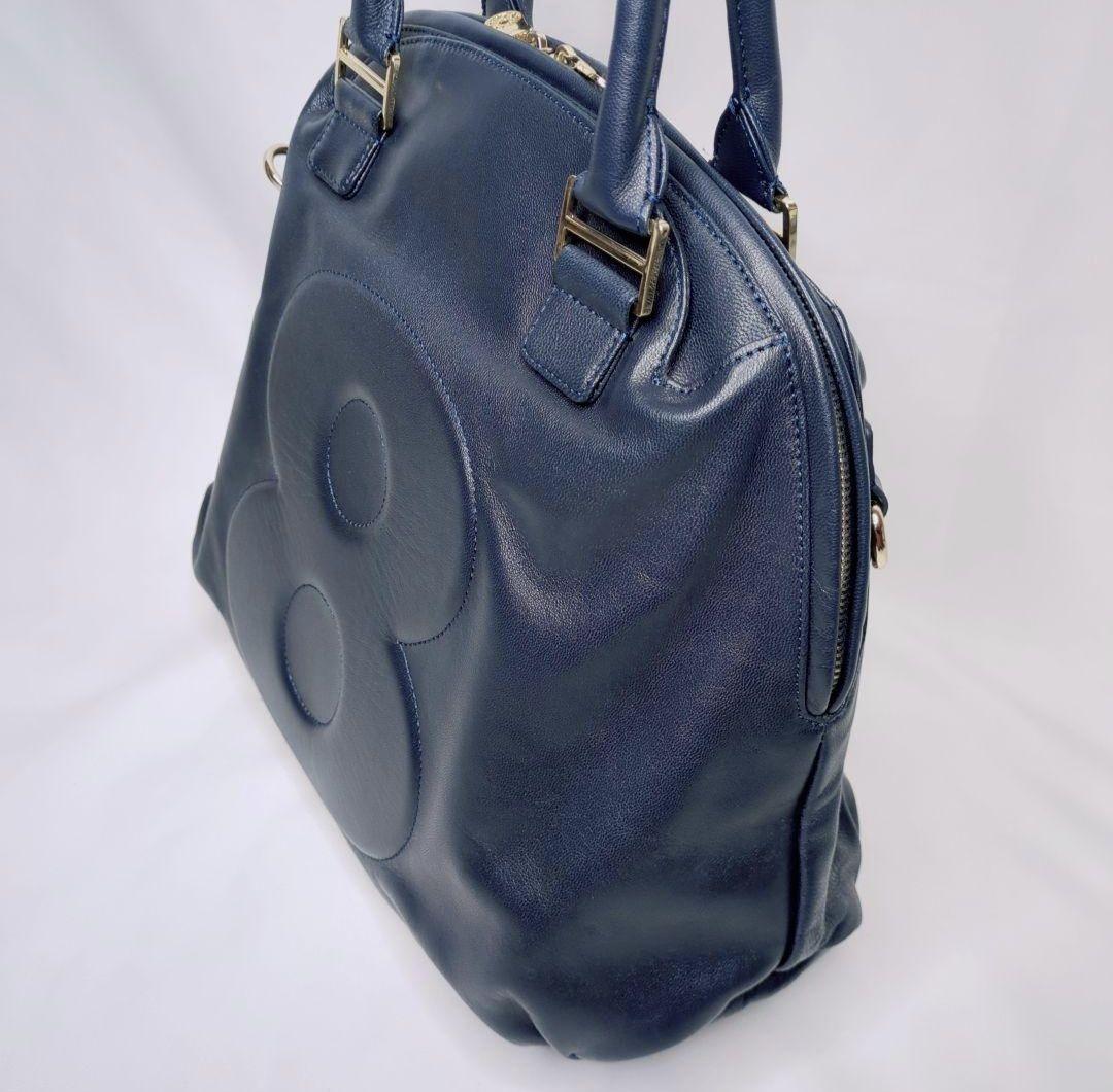 極美品✨muta ムータ 8 バッグ ゴート革 ショルダー2way ネイビー