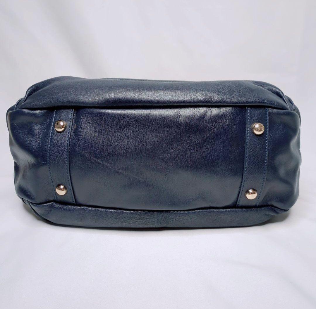 極美品✨muta ムータ 8 バッグ ゴート革 ショルダー2way ネイビー