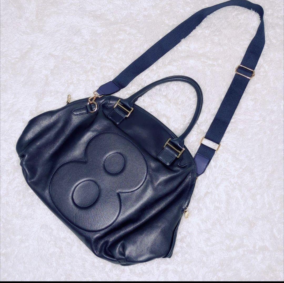 極美品✨muta ムータ 8 バッグ ゴート革 ショルダー2way ネイビー