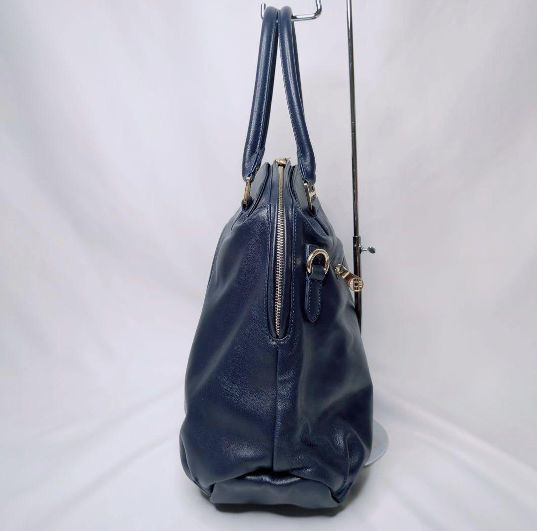 極美品✨muta ムータ 8 バッグ ゴート革 ショルダー2way ネイビー