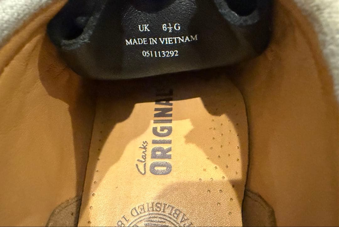 Clarks Originals ワラビーUK 6.5 G ループウィラーコラボ