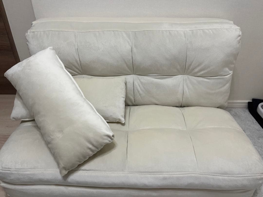 3wayソファーベッド　アイボリー