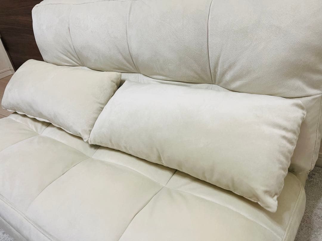 3wayソファーベッド　アイボリー