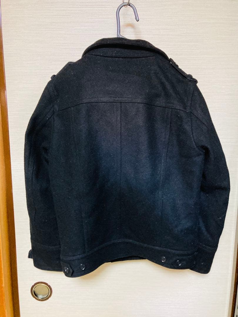 【BEAMS】ラビットファーピーコート　黒/ブラック　Sサイズ