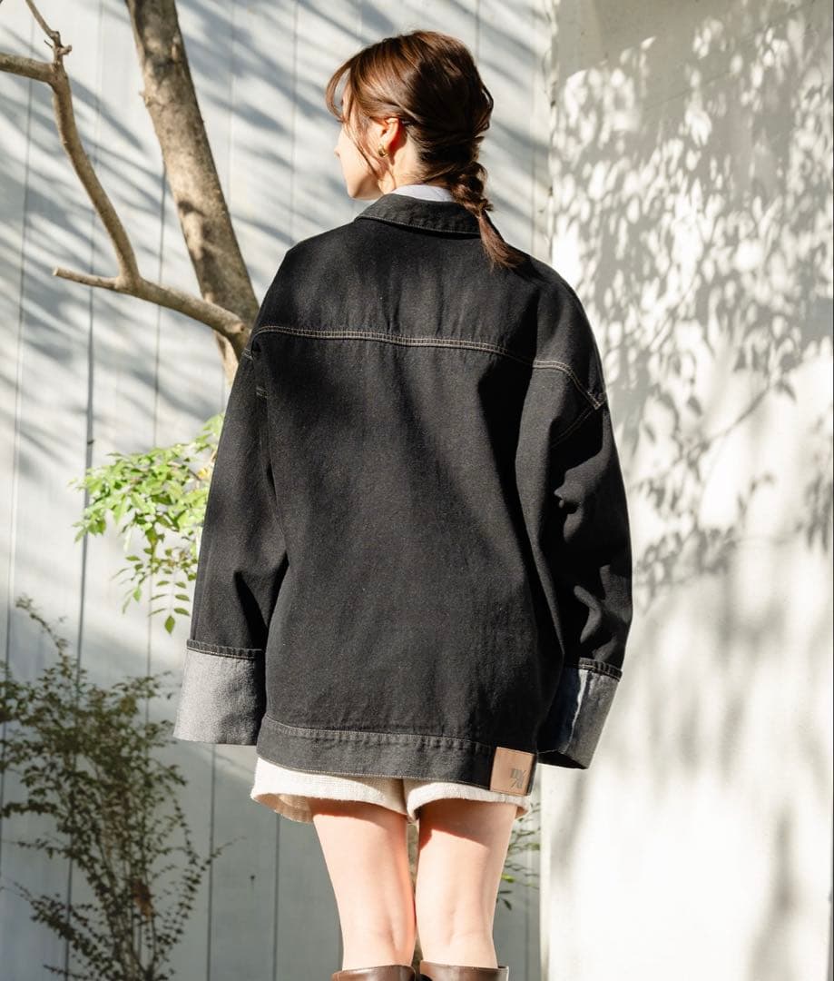 【完売商品】mideal デニムオーバージャケット