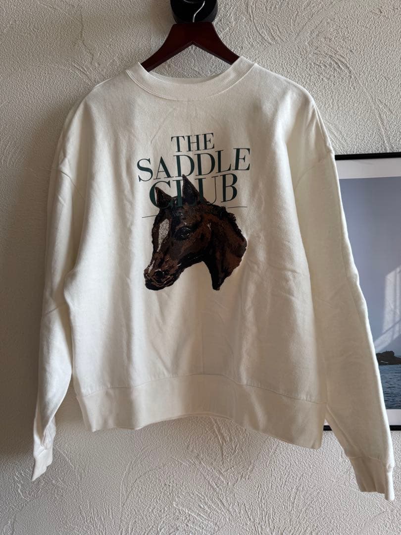 美品/the shinzone 馬プリントスウェット シンゾーン