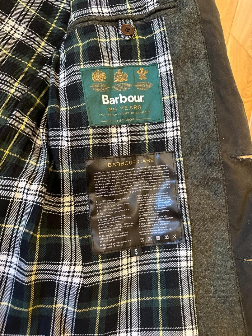 BARBOUR BEACON SPORTS JACKET125周年室内試着のみ
