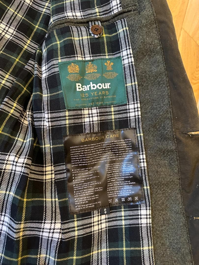 BARBOUR BEACON SPORTS JACKET125周年室内試着のみ