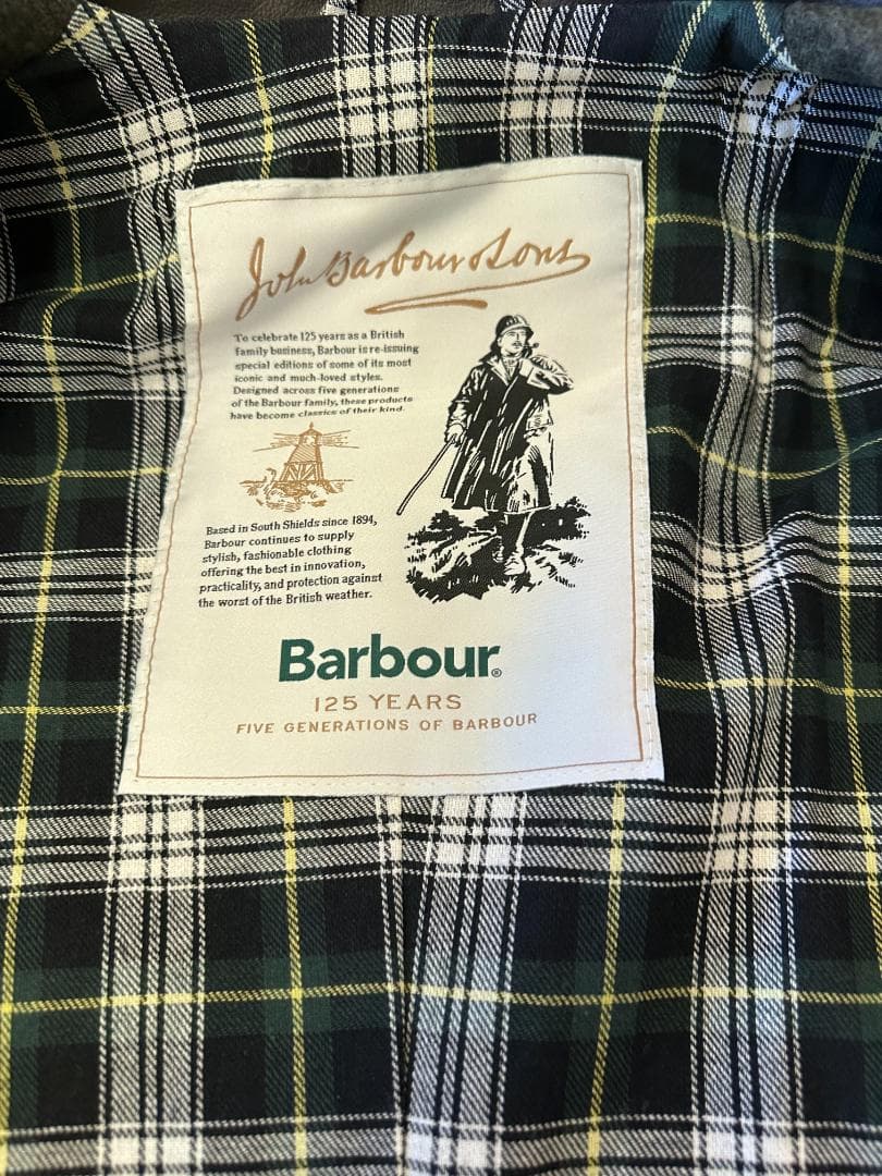 BARBOUR BEACON SPORTS JACKET125周年室内試着のみ
