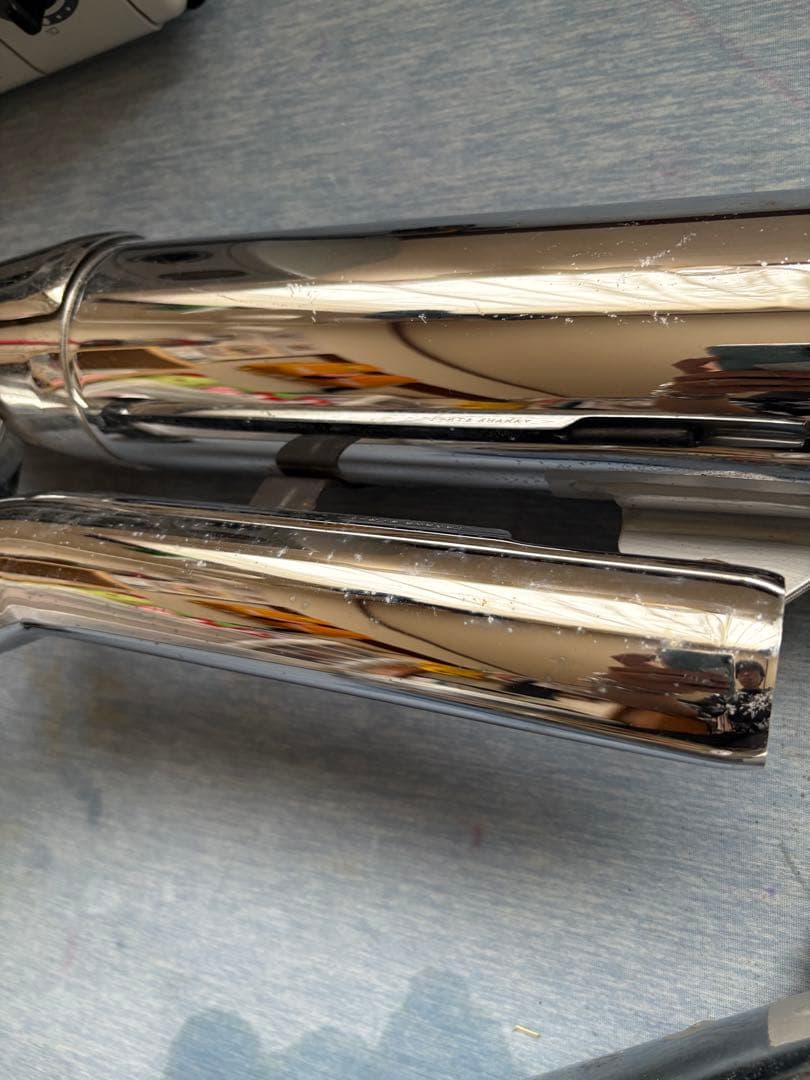 YAMAHA マフラーセット5KP8-1 5KP-2ドラッグスター純正マフラー