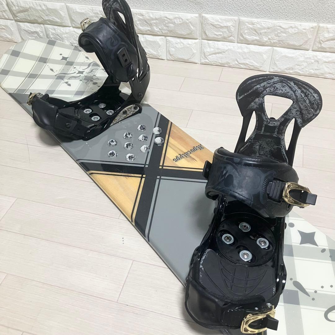 バック付/Apocalypseアポカリプス スノーボードセット139cmバインM