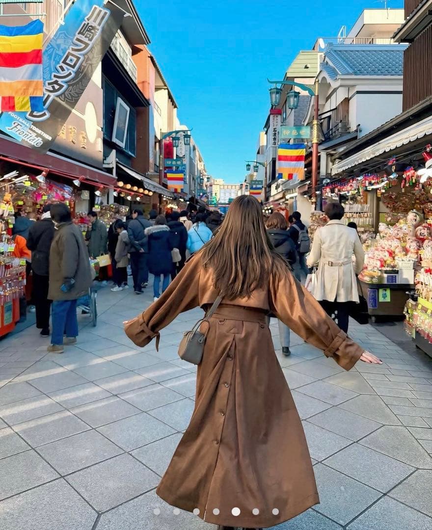 The toe Kensington Trench Coat スウェード