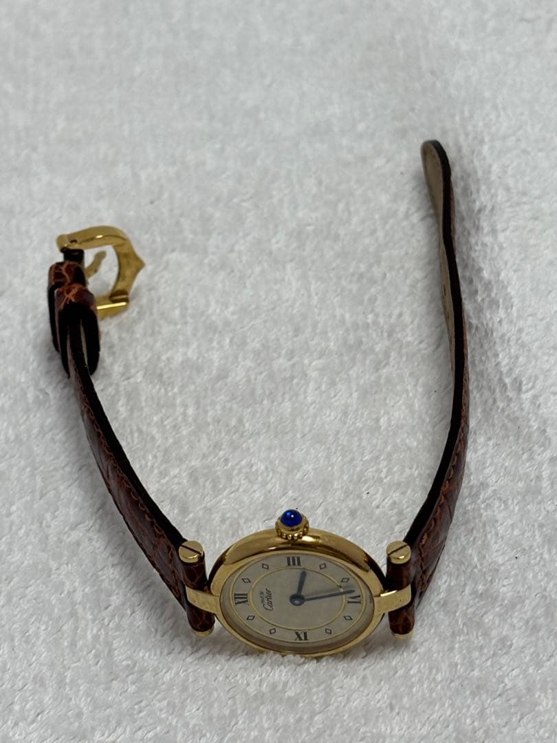 【美品】カルティエ マストヴァンドーム SM クォーツ【1851】稼働品 付属有