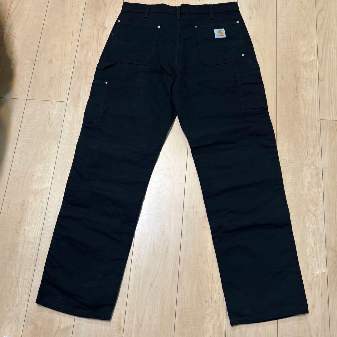 Carharttダブルニー　カーハートペインターパンツ　 ブラック　USA