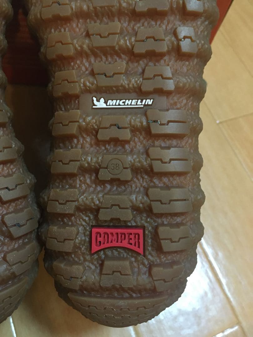 カンペール Ground Michelin 厚底スニーカー　冬靴　24cm
