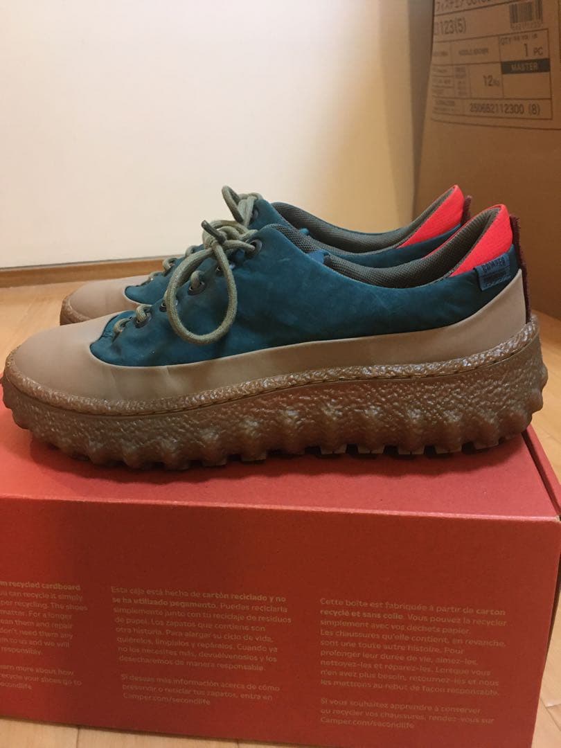 カンペール Ground Michelin 厚底スニーカー　冬靴　24cm