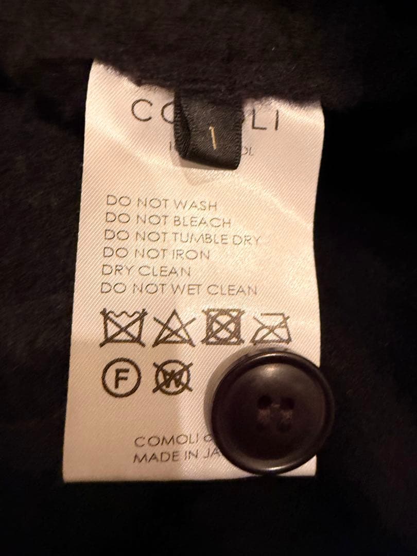 comoli 24AW 縮絨ウール ジャケット 6PパンツセットアップSIZE1