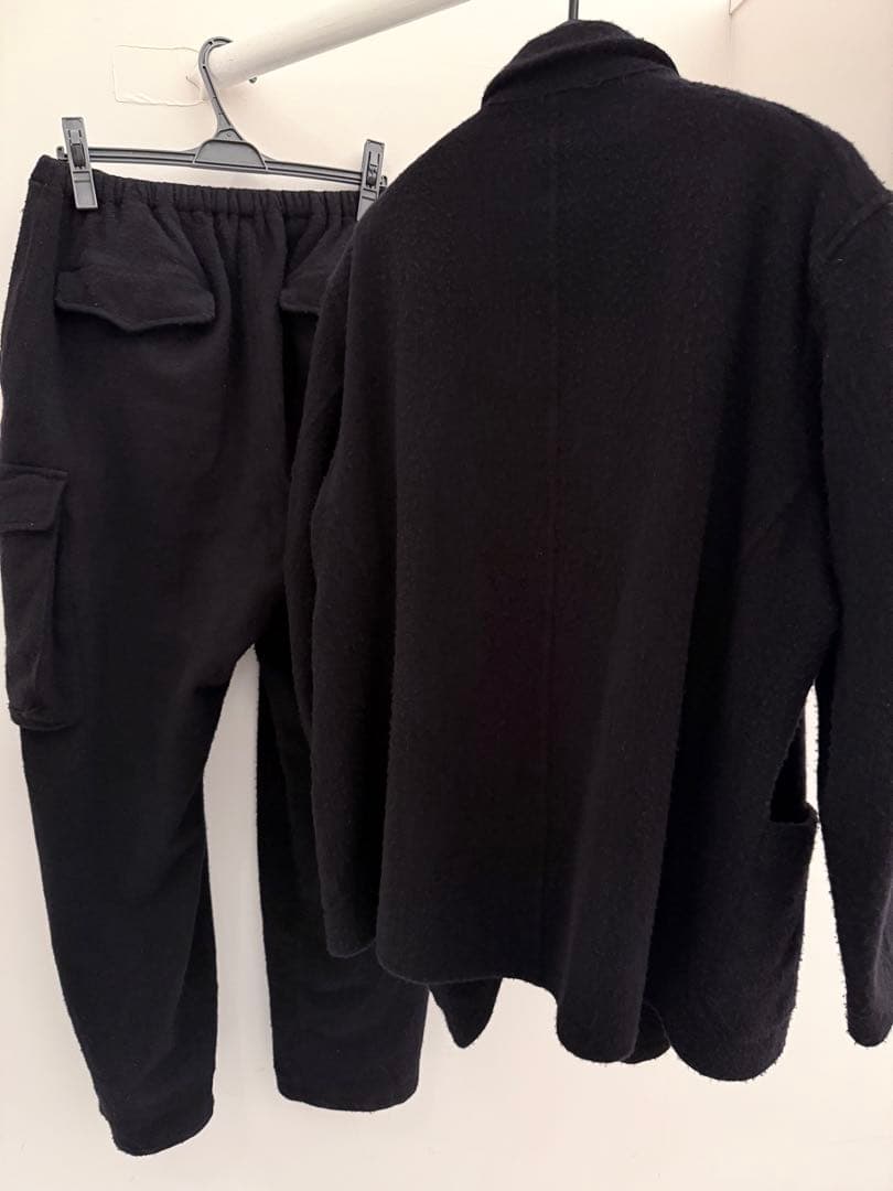 comoli 24AW 縮絨ウール ジャケット 6PパンツセットアップSIZE1
