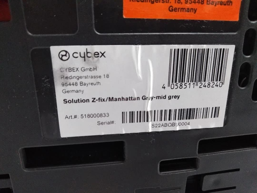 サイベックス ソリューションZ i-FIX マンハッタングレー ジュニアシート◇