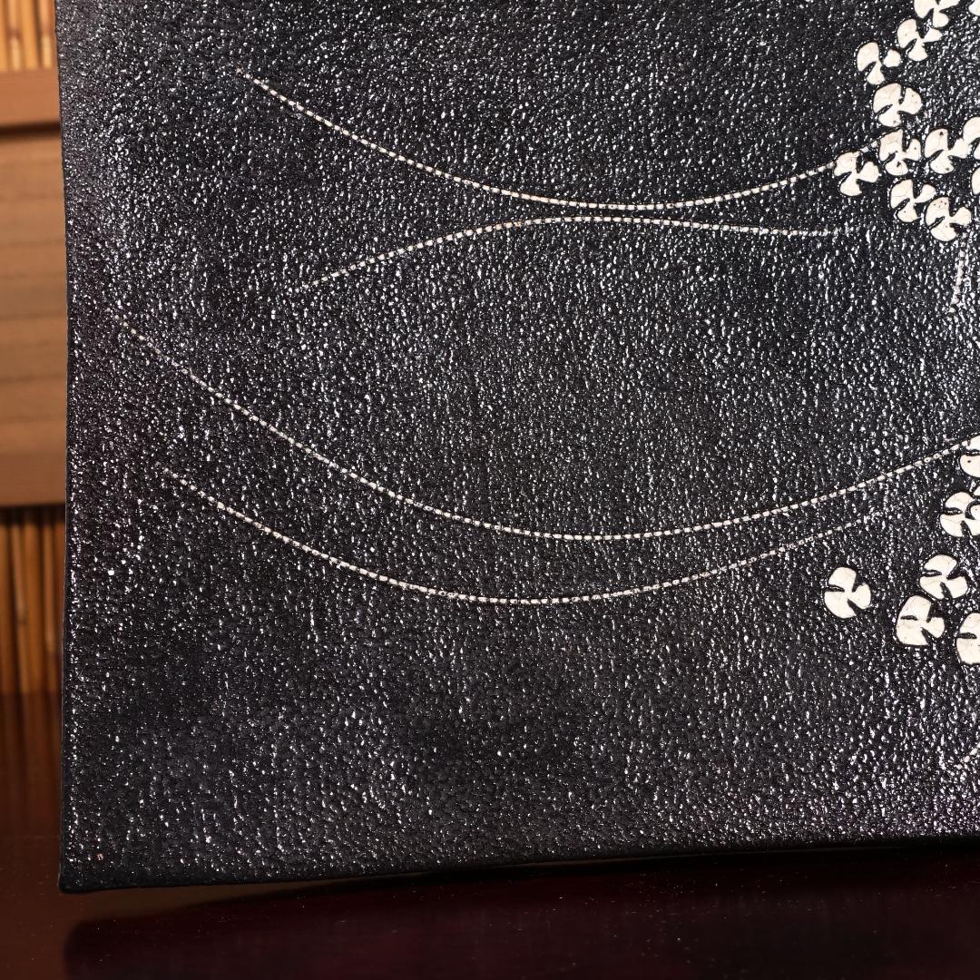 近藤豊（父:人間国宝 近藤悠三）晩年期の代名詞作 粉華俎皿 幅40cm 共箱