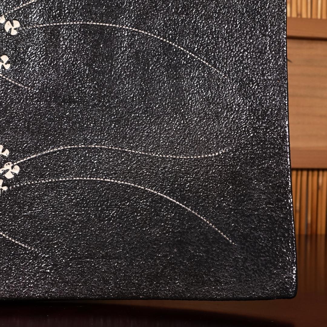 近藤豊（父:人間国宝 近藤悠三）晩年期の代名詞作 粉華俎皿 幅40cm 共箱